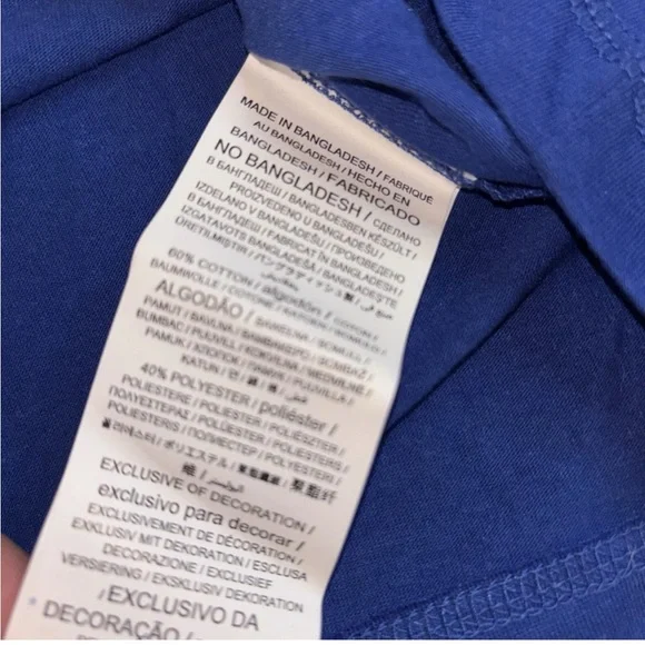 Blue NY Graphic Hoodie T-Shirt - Picture 7 of 10